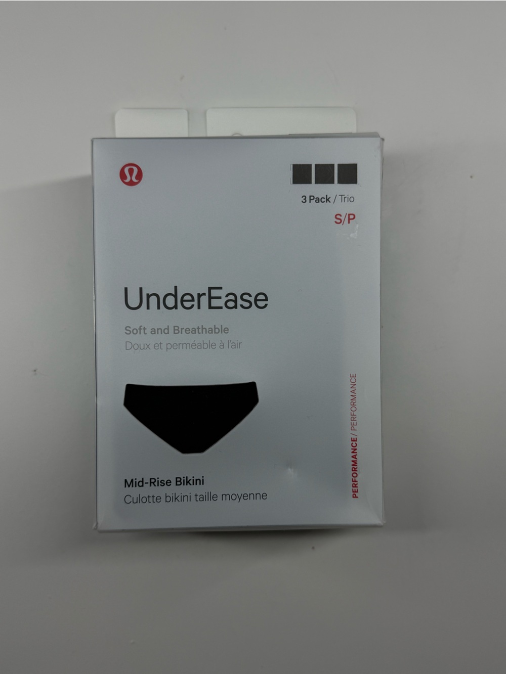 lululemon athletica UnderEase Mid-Rise Bikini Briefs - Black (3 Pack)